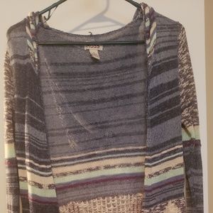 Mudd Knitted Gorgeous Hooded Cardigan